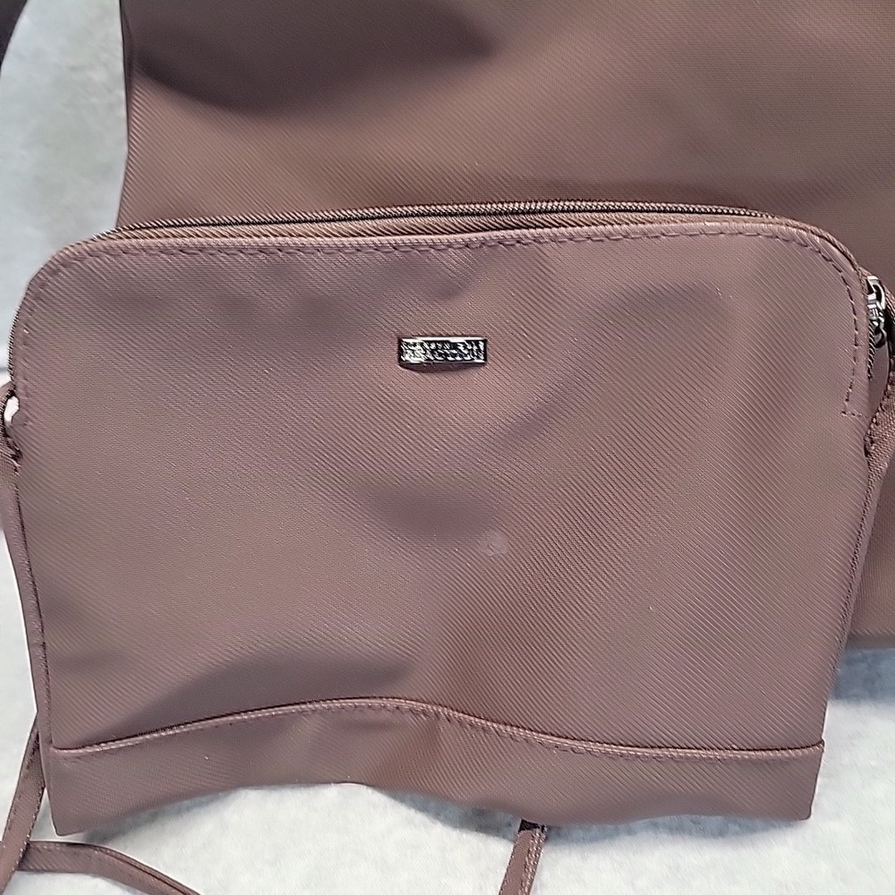 Kenneth Cole Reaction crossbody bag Brown with Small‎ Purse - Picture 4 of 16